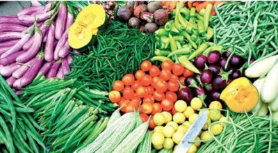 Price determination for vegetables and fruits for today